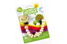 Cadenita Madera de Haya Chupete Ico Baby