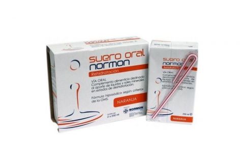 Normon Suero Oral Naranja 2udsx250ml