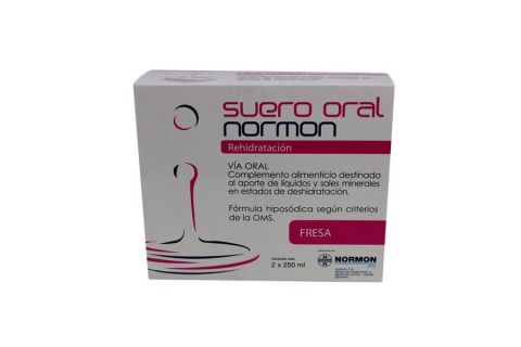 Normon Suero Oral Fresa 2udsx250ml