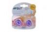 Avent Chupete Silicona Traslucido 0-6 2u