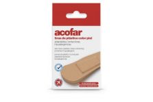 Acofar Tiras Plast Color Piel Viaje 12u