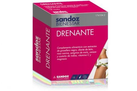 Sandoz Bienestar Drenante 15 Ampollas