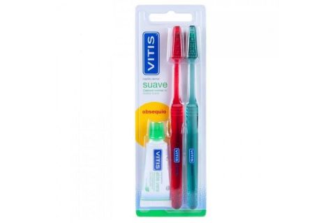 Vitis Cepillo Dental Suave Duplo