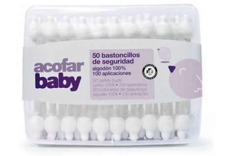 Acofarbaby Bastoncillos de Seguridad 50uds