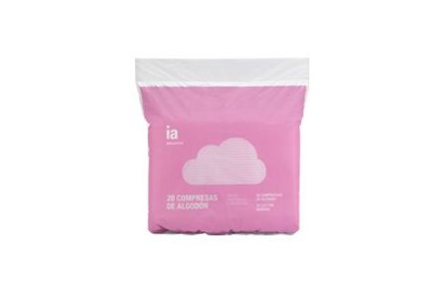 Interapothek Compresas de Algodon 20 U