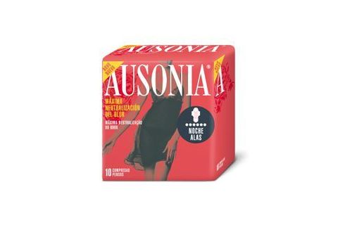 Ausonia Seda Ultra Noche Alas 8 Unidades