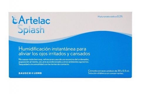 Artelac Splash Colirio Ojos Secos 30 Monodosis 0.5ml