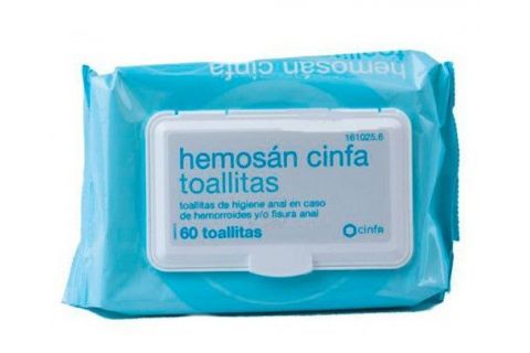 Hemosan Cinfa Toallitas 60 Toallitas