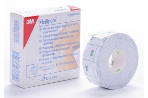 3m Mediapore de Malla para La Fijación de Apósitos 10mx2,5cm