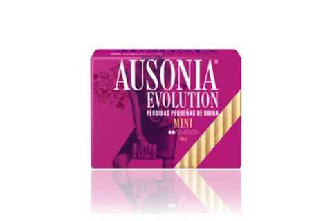 Ausonia Evolution Mini Absorción Incontinencia Muy Ligera 18uds