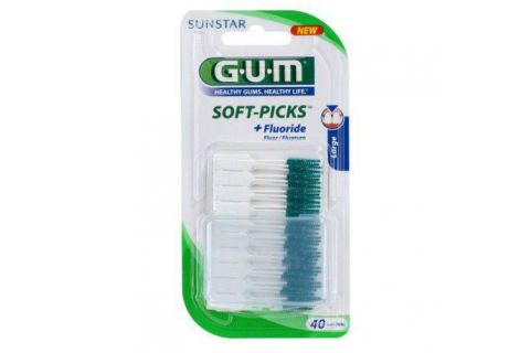 Gum Large Soft Picks 40 Uds