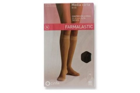 Media Corta Farmalastic Negra Cn Eg