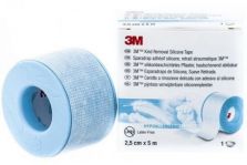 3m Esparadrapo Hipoalergénico de Silicona 2,5cmx5m