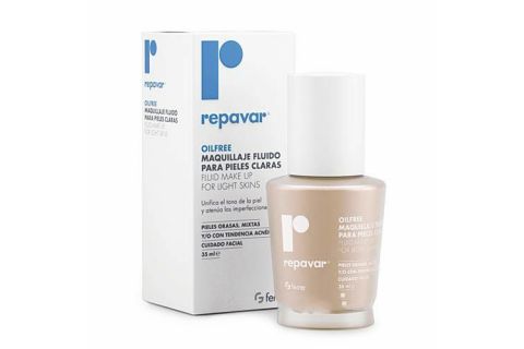 Repavar Oilfree Maquillaje Fluido Piel Clara 35ml