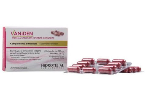Hidrotelial Vaniden Piernas Cansadas 30 Cápsulas