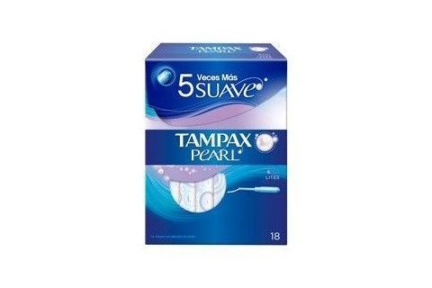 Tampax Pearl Tampón 100% Algodón 18 uds