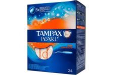 Tampax Pearl Tampón 100% Algodón Super Plus 24 uds