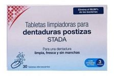 Stada Tabletas Limpiadoras Dentaduras Postizas 30 uds
