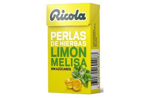 Ricola Perlas Limón Melisa Sin Azúcar 25 gr