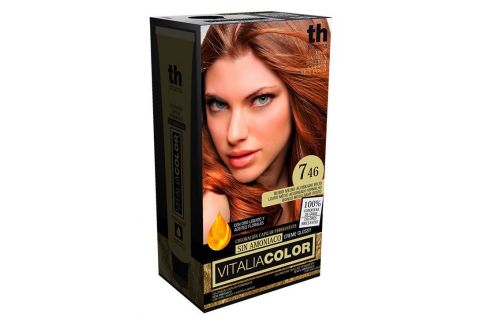TH Pharma Vitalia Color Rubio Medio Acobrado 7.46