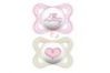 Mam Chupete Mini Silicona 0- 6 M Pack Doble