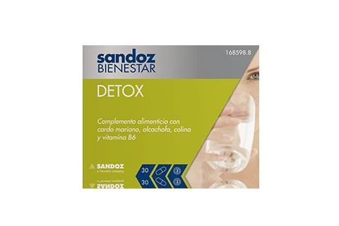 Sandoz Bienestar Detox 30 Cápsulas