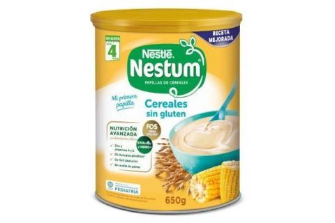 Nestlé Nestum Papilla Cereales Sin Gluten 650 gr