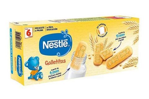 Nestlé Galletitas sin Aceite de Palma para Bebés 180g