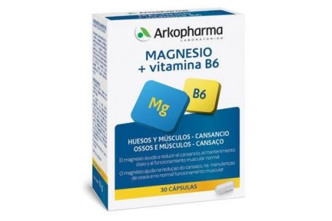 Arkopharma Magnesio + B6 30 Cápsulas