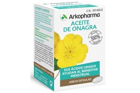 Arkopharma Arkocaps Aceite de Onagra 100 Cápsulas