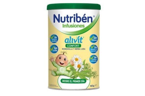 Nutribén Alivit Confort Infusión con Manzanilla y Hierva Luisa 150g