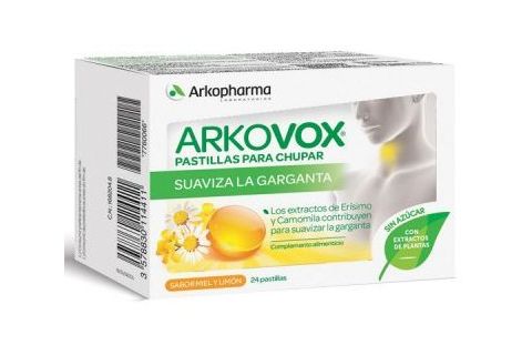Arkopharma Arkovox Miel y Limón 24 Pastillas