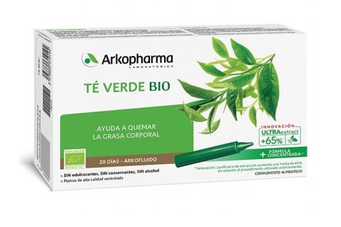 Arkofluido Té Verde BIO 20 Ampollas