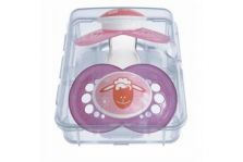 Mam Chupete Silicona Night 0-6M 2Unds +caja Esterilizadora