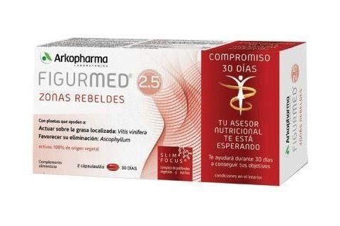 Arkopharma Figurmed Zonas Rebeldes 2.5 60 Cápsulas