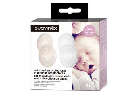 Suavinex Set de Conchas Protectoras + Recolectoras