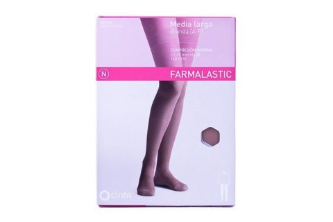 Farmalastic Blonda Media Larga Comp Normal Beige T-Media 1ud