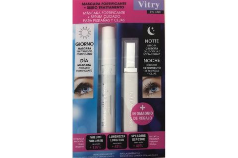 Vitry Máscara Fortificante Pestañas y Cejas + Sérum Crecimiento