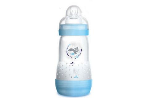 Mam Easy Star Biberón Anticólico 0+ Azul 260ml