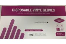 Guantes Desechables Vinilo Talla L 100uds