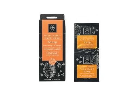 Apivita Express Beauty Mascarilla Facial Hidratante & Nutritiva 2x8ml