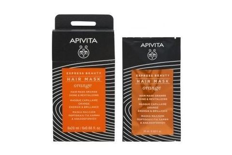 Apivita Express Beauty Mascarilla Capilar Brillo & Vitalidad 20ml