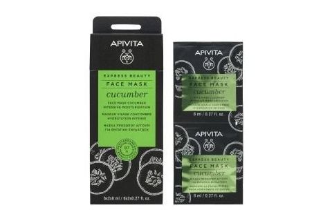 Apivita Express Beauty Mascarilla Facial Hidratante Intensiva 2x8ml