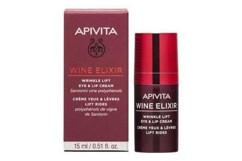 Apivita Wine Elixir Crema Antiarrugas para el Contorno de Ojos y Labios 15ml