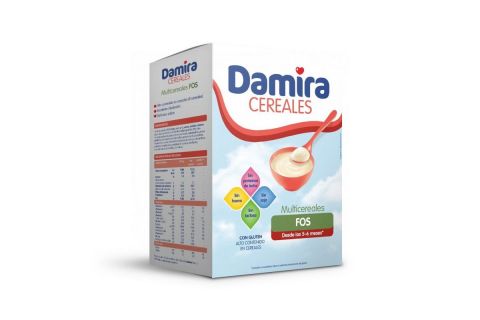 Damira Multicereales FOS Con Gluten 600gr