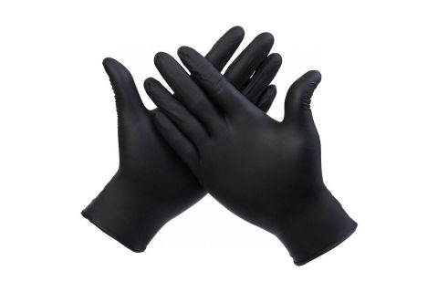 Nali Guantes Nitrilo Negros Talla Mediana 6uds