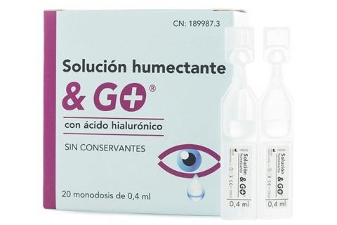 Solución Humectante and Go 0,4ml 20 Monodosis