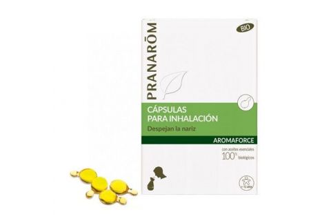 Pranarom BIO Aromaforce Cápsulas Inhalación 15 Cápsulas