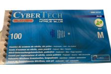 CyberTech Nitrilo Azules Talla M 100uds