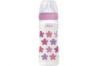 Chicco Biberón Silicona Fisiológico Flujo Regulable Rosa